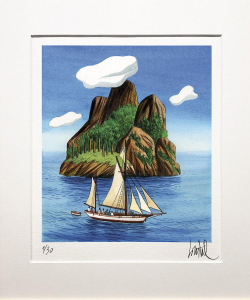 loustal-estampe-pigmentaire-voilier-signee-limitee-et-numerotee